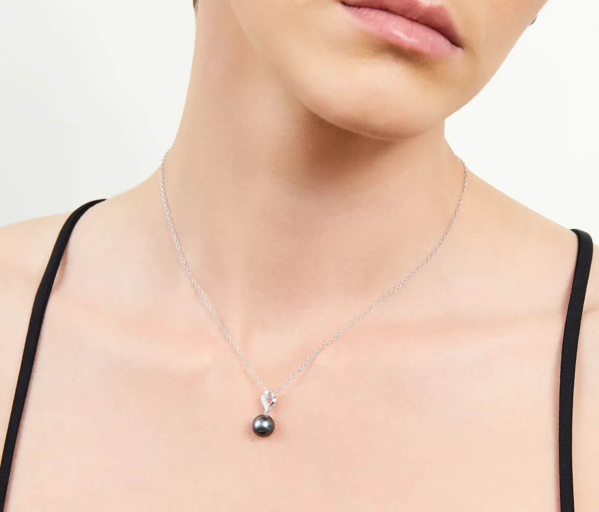 Tahitian South Sea Pearl & Diamond Melissa Pendant