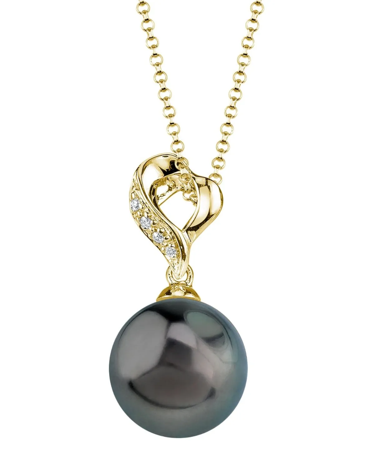 Tahitian South Sea Pearl & Diamond Melissa Pendant