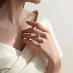 Tahitian South Sea Pearl Khilana Ring