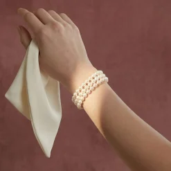 Triple Akoya Pearl Bracelet