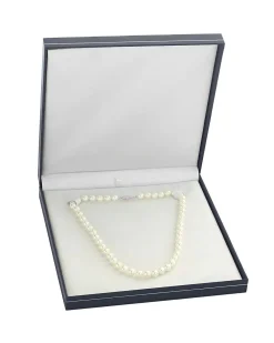 Triple Strand White Akoya Pearl Necklace