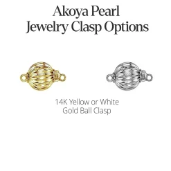 White Japanese Akoya Pearl Necklace, 6.5-7.0mm - AA+ Quality