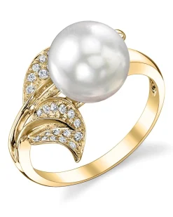 White South Sea Pearl & Diamond