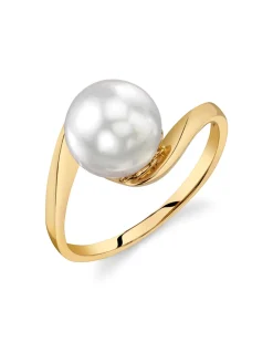 White South Sea Pearl Antares Solitaire Ring