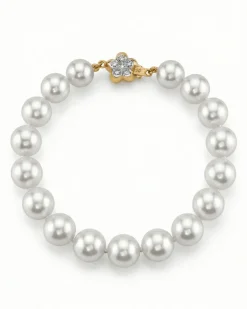 White South Sea Pearl Bracelet, 9.0-10.0mm