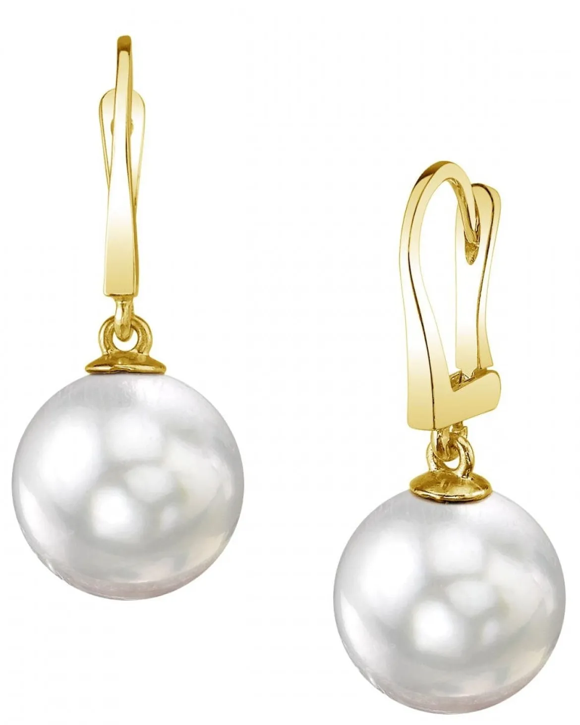 White South Sea Pearl Classic Dangle Earrings