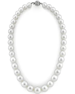 White South Sea Pearl Necklace, 10.0-13.0mm - AAAA Quality