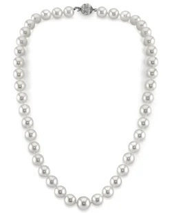 White South Sea Pearl Necklace, 8.0-10.0mm - AAA Quality